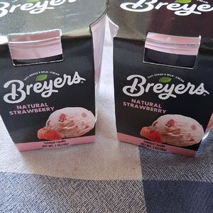 YOU GET BOTH Breyer Natural Strawberry Scented Candle - Pink